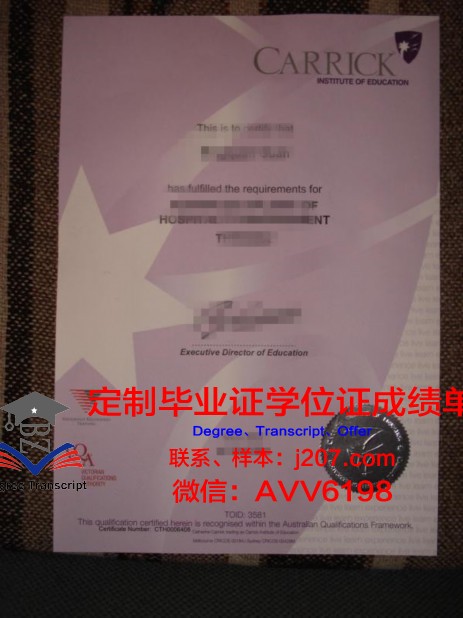 布伦瑞克学院毕业文凭