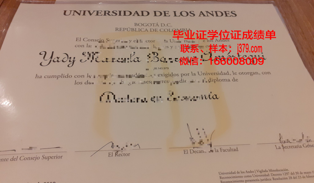 洛斯安第斯大学博士毕业证书(洛斯安第斯哥伦比亚大学)