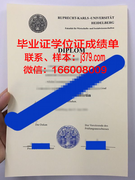 海德堡大学毕业证学位文凭学历Diploma