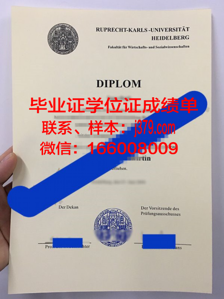 海德堡大学毕业证Diploma文凭_1