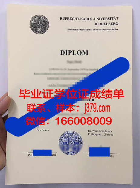 海德堡大学毕业证书原件(海德堡大学毕业率)