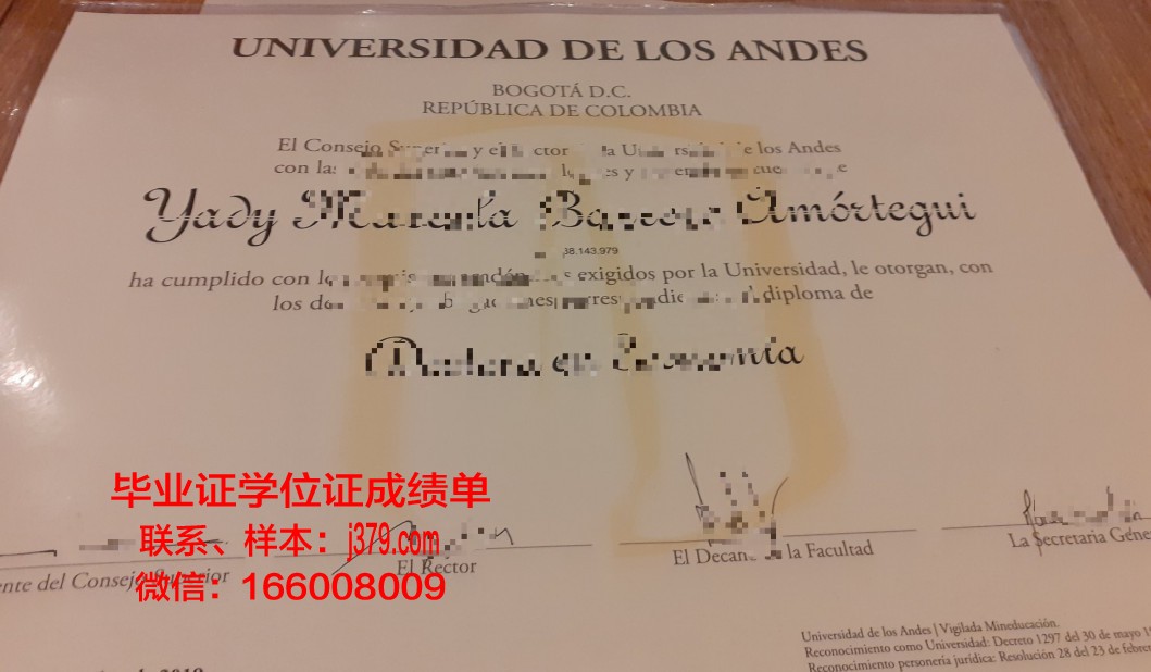 洛斯安第斯大学毕业证学位证(洛斯安第斯哥伦比亚大学)