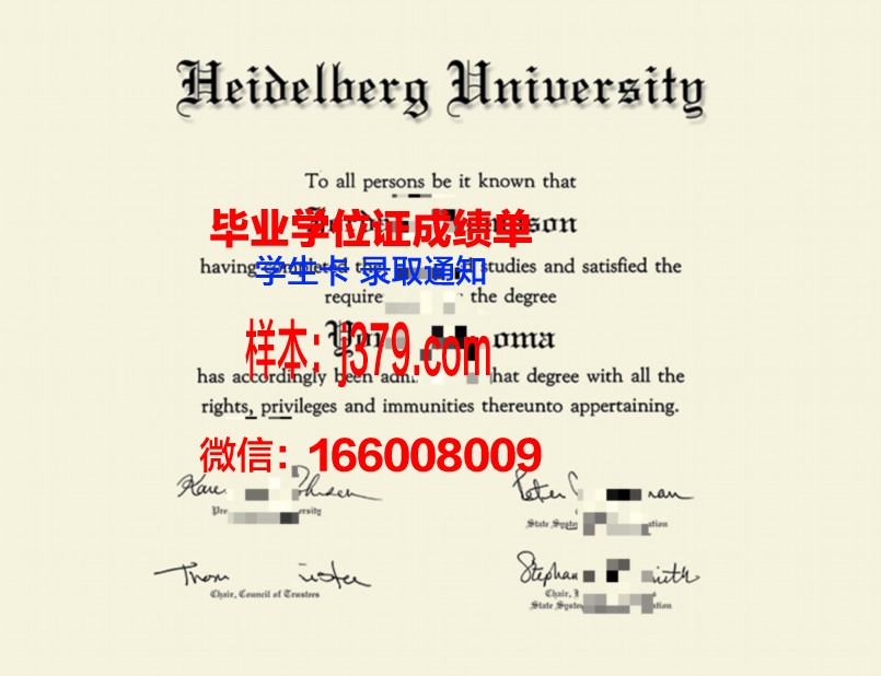 海德堡大学毕业证长什么样(海德堡大学吧)