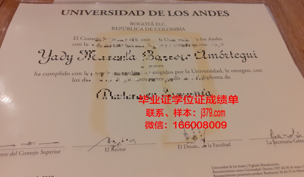 洛斯安第斯大学博士毕业证书(洛斯安第斯哥伦比亚大学)